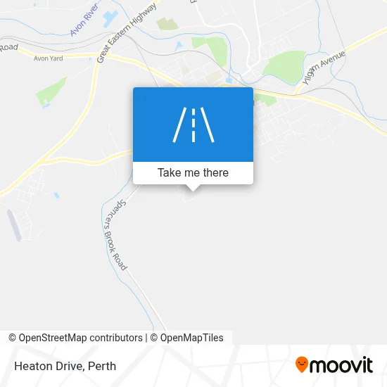 Mapa Heaton Drive