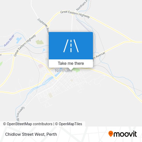 Chidlow Street West map
