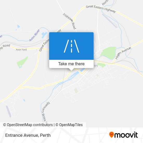 Entrance Avenue map