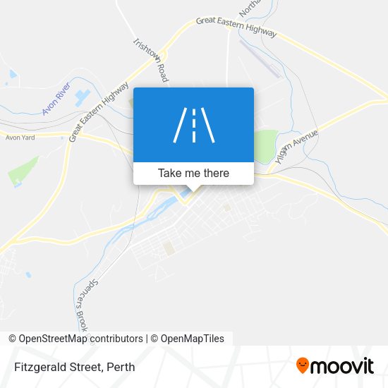 Fitzgerald Street map