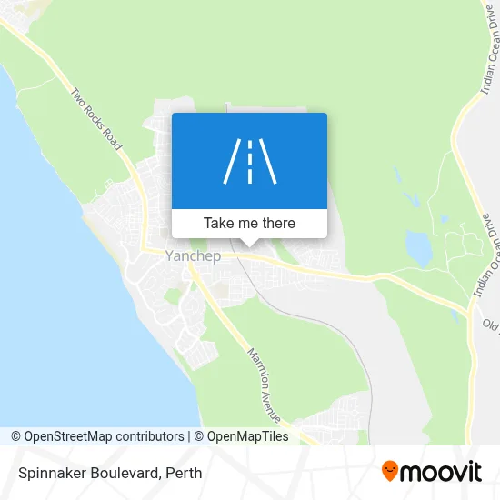 Mapa Spinnaker Boulevard