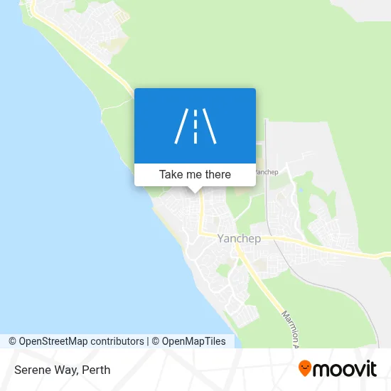 Mapa Serene Way