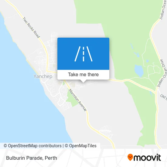 Mapa Bulburin Parade