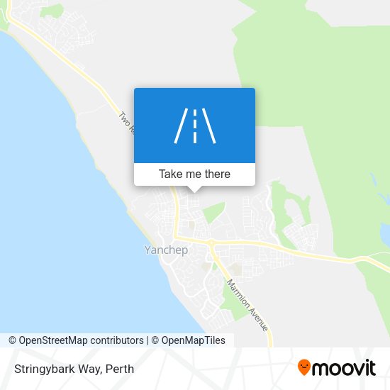 Stringybark Way map