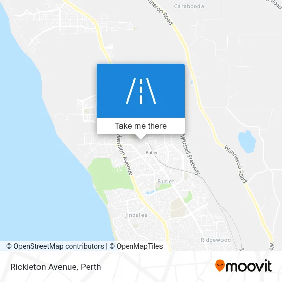 Mapa Rickleton Avenue