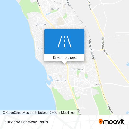 Mindarie Laneway map