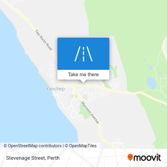 Stevenage Street map