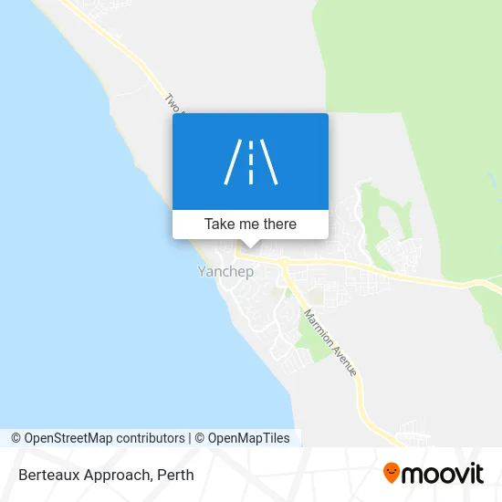 Mapa Berteaux Approach