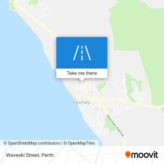 Waveski Street map