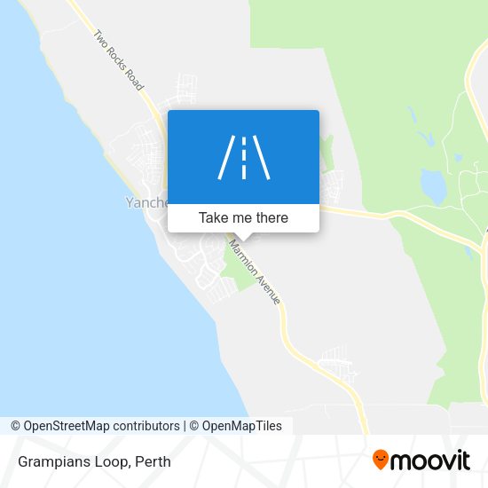 Grampians Loop map