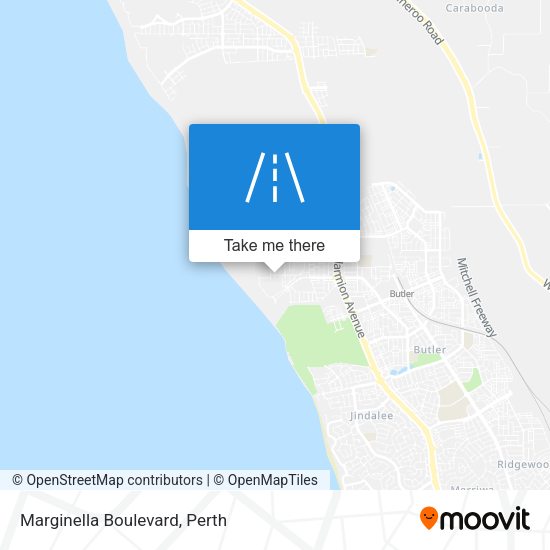 Marginella Boulevard map