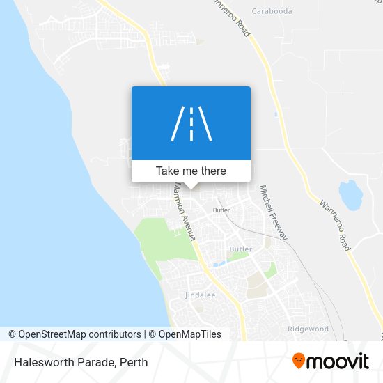 Halesworth Parade map