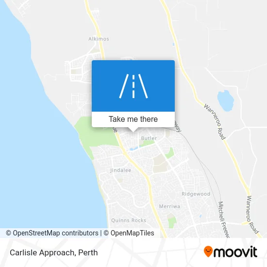 Mapa Carlisle Approach