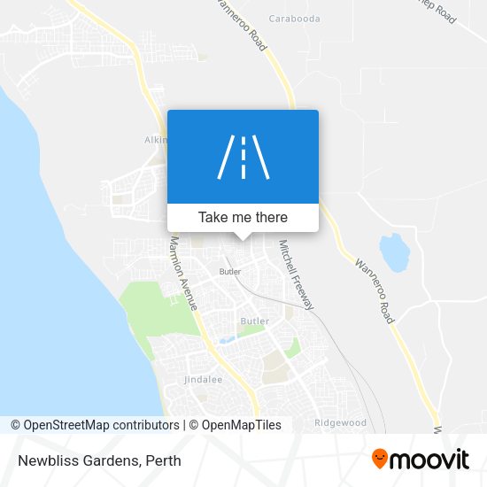 Newbliss Gardens map