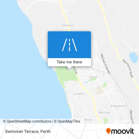 Mapa Swimmer Terrace