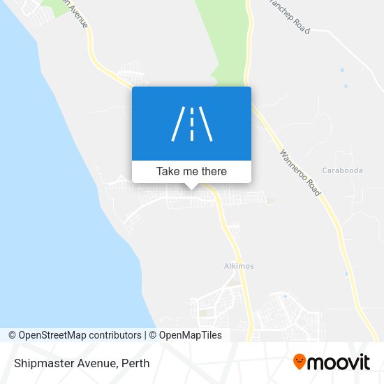 Shipmaster Avenue map