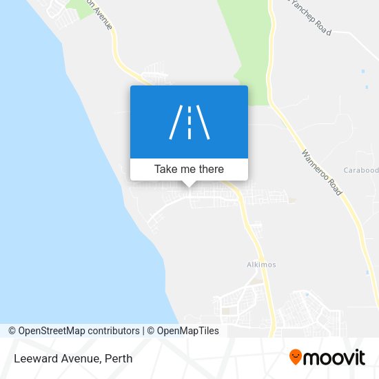 Leeward Avenue map