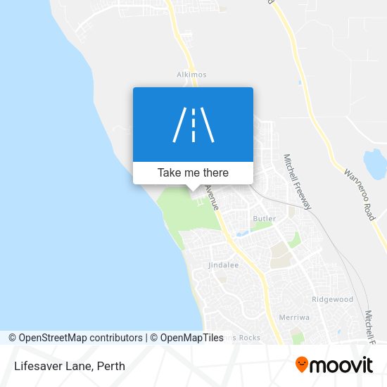 Lifesaver Lane map