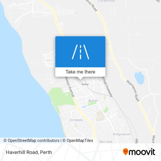 Haverhill Road map