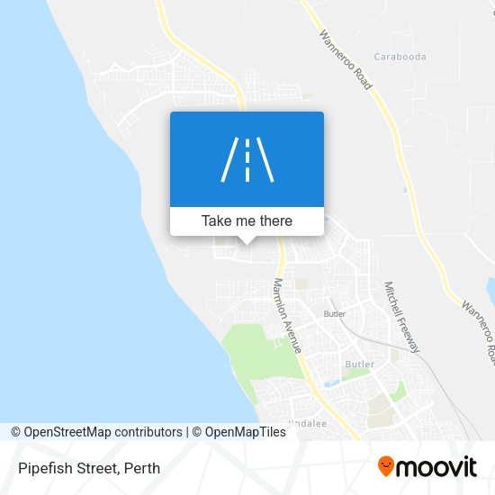 Pipefish Street map