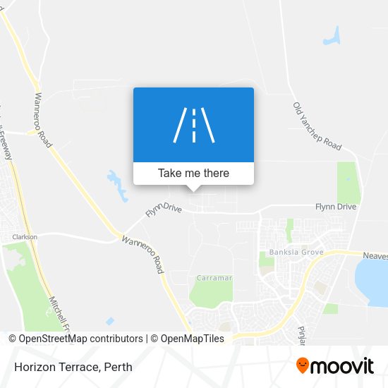 Horizon Terrace map