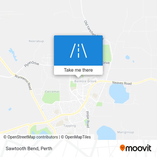 Sawtooth Bend map
