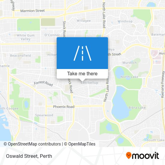 Oswald Street map
