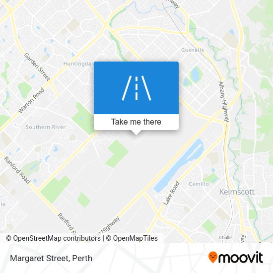 Margaret Street map
