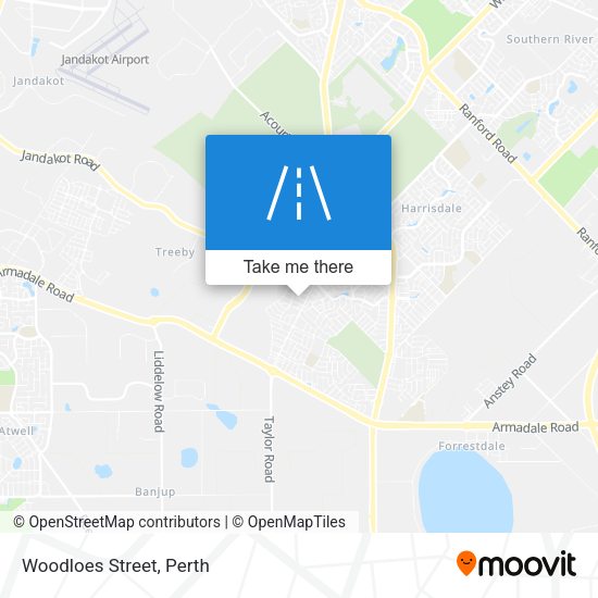 Woodloes Street map