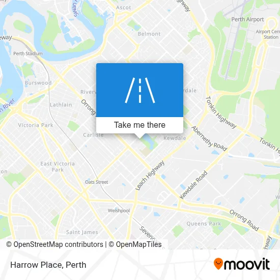 Mapa Harrow Place