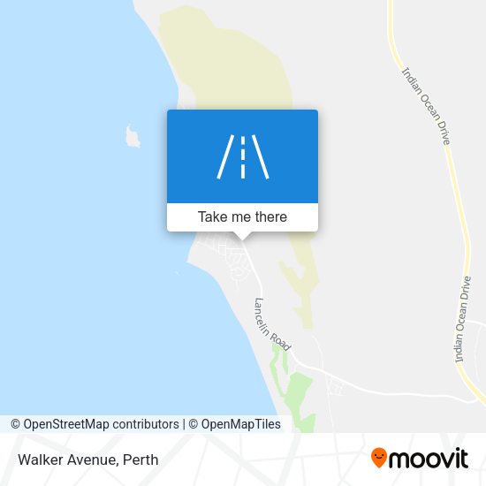 Walker Avenue map