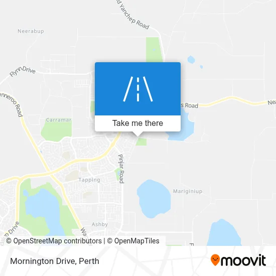 Mapa Mornington Drive