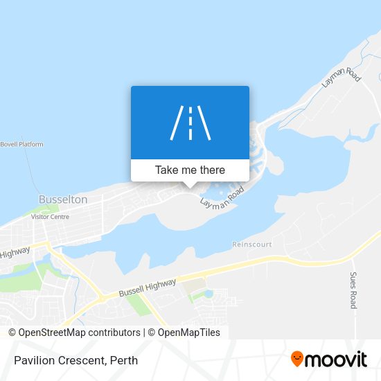 Pavilion Crescent map