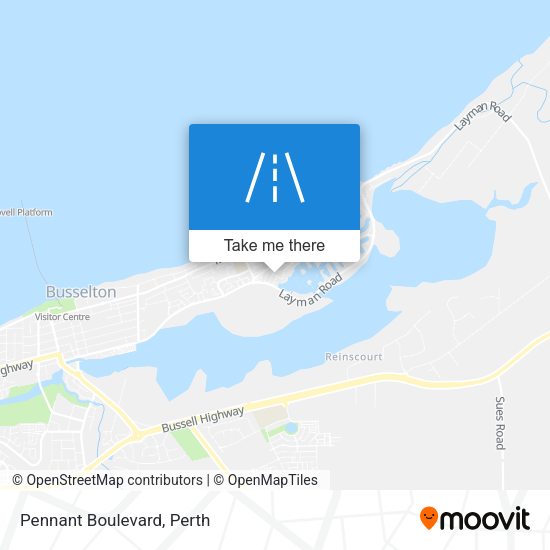 Pennant Boulevard map