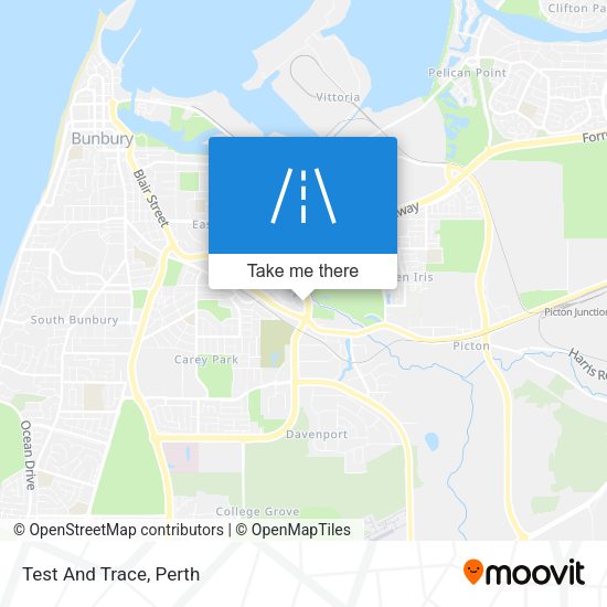 Test And Trace map