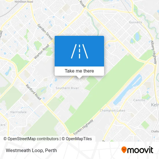 Mapa Westmeath Loop
