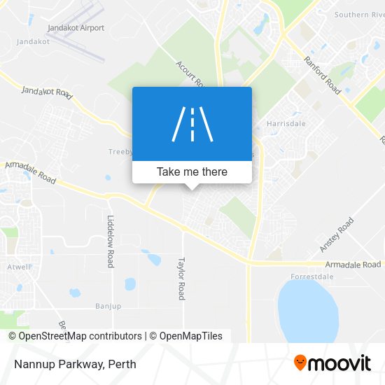 Nannup Parkway map
