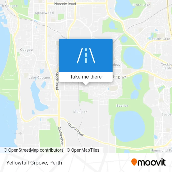 Mapa Yellowtail Groove