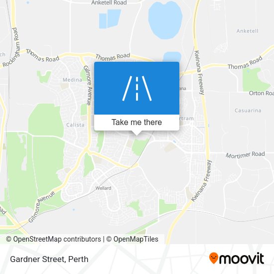 Gardner Street map