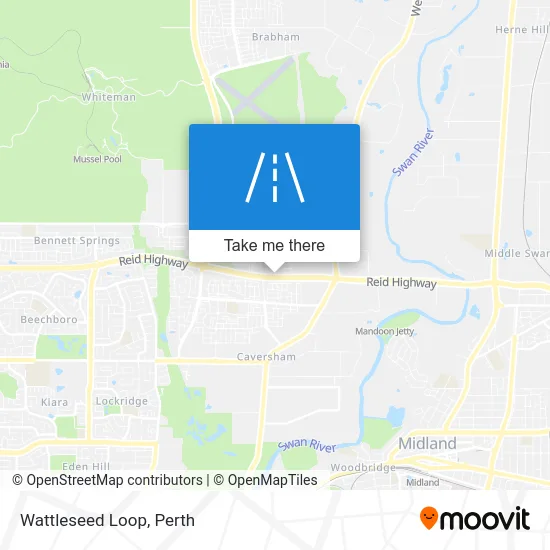 Mapa Wattleseed Loop