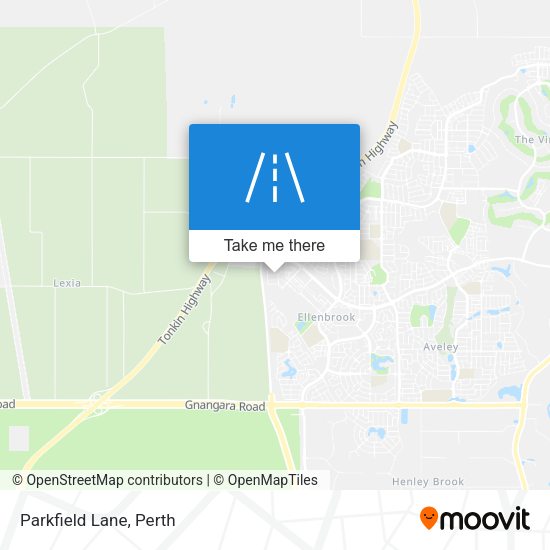 Parkfield Lane map
