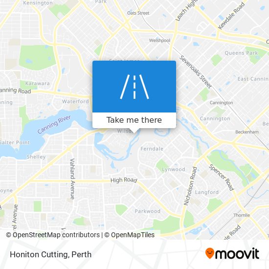 Honiton Cutting map