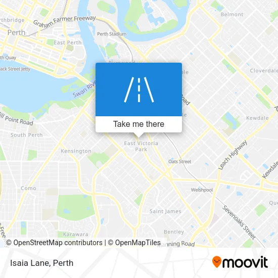 Isaia Lane map