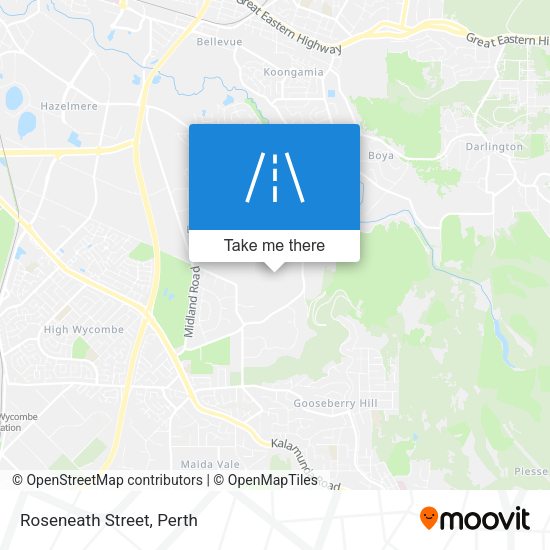 Roseneath Street map