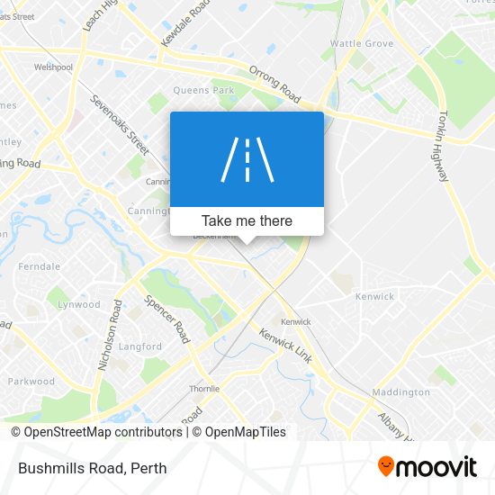 Bushmills Road map
