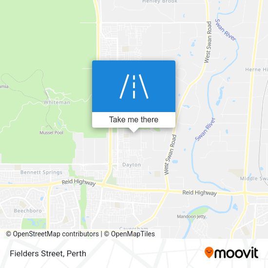 Fielders Street map