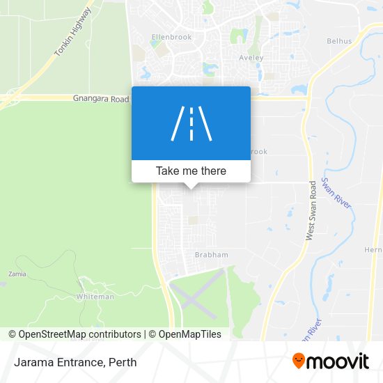 Jarama Entrance map