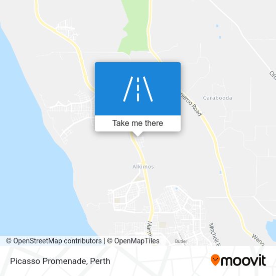 Picasso Promenade map