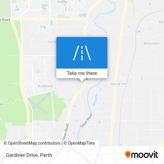 Gardiner Drive map