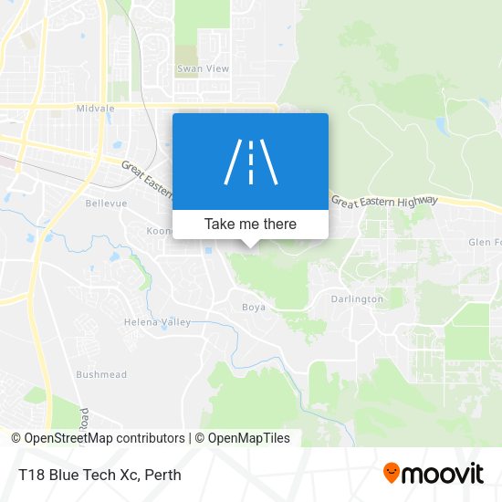 T18 Blue Tech Xc map